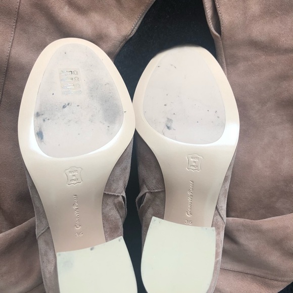 Gianvito Rossi brown suede block heel boots 36 5.5 - Picture 10 of 10